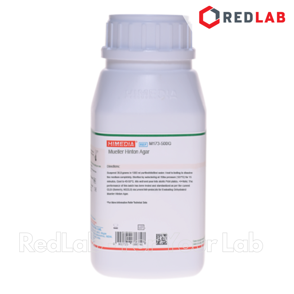 Môi trường vi sinh Mueller Hinton Agar HIMEDIA Ấn Độ M173-500G, chai 500g, có VAT