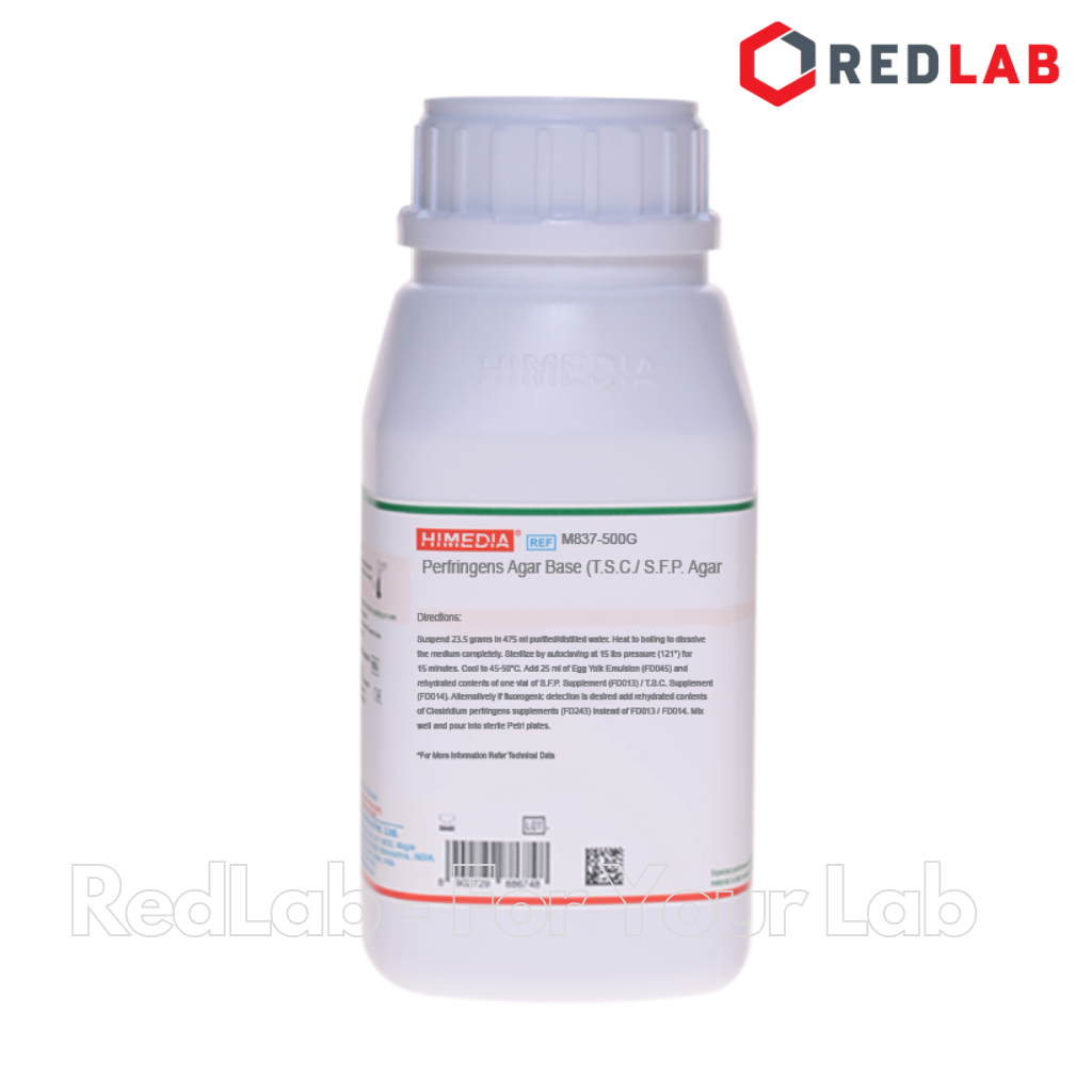 Môi trường vi sinh Perfringens Agar Base (T.S.C. / S.F.P. Agar Base) HIMEDIA Ấn Độ M837-500G, chai 500g, có VAT
