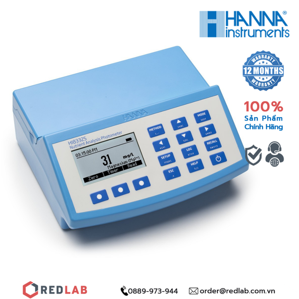 Thiết Bị Đo Chất Dinh Dưỡng Trong Dung Dịch HANNA HI83325-02, giá tốt, có VAT