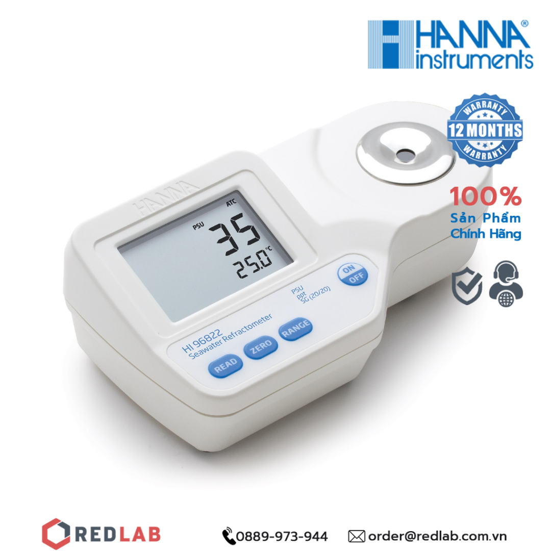 Máy đo độ mặn của nước HI96822 Hanna, giá tốt, có VAT