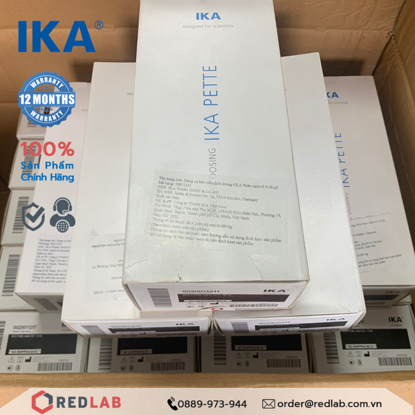 Micropipet đơn kênh hút mẫu chất lỏng thay đổi thể tích 20 - 200 µl, giá tốt, có VAT