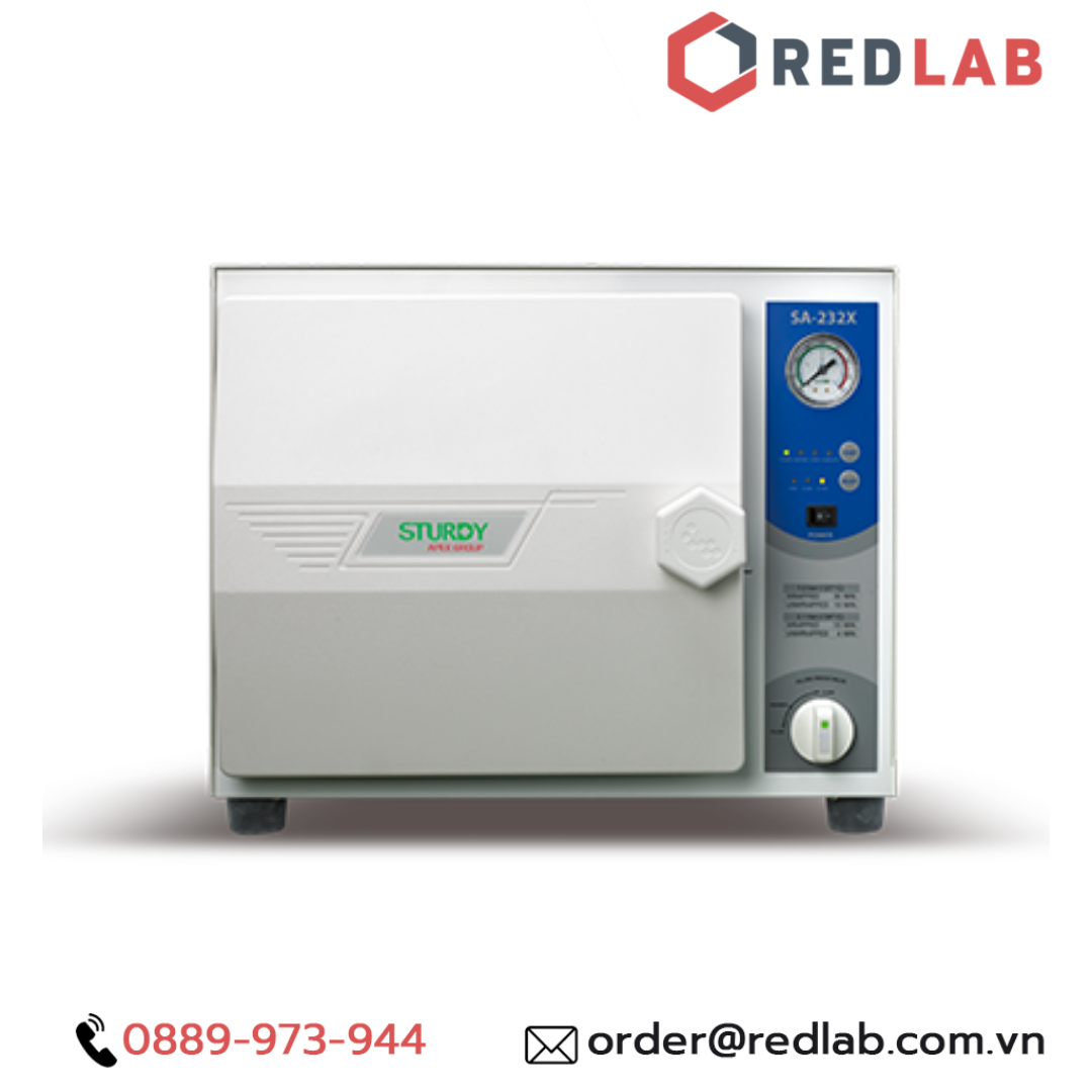 NỒI HẤP TIỆT TRÙNG NẰM NGANG 16Lít SA-232X hãng STURDY, giá tốt, có VAT