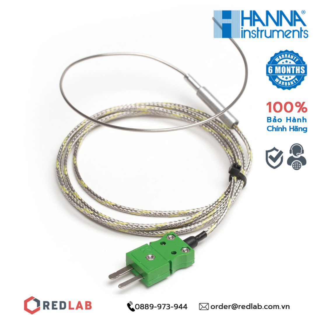 Đầu dò dẻo đo nhiệt độ cao loại K Hanna HI766F, giá tốt, có VAT