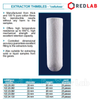 [25 cái] Ống lọc thimble Cenllulose Ø 30mm x H80mm ISOLAB 102.30.080 (Nhà sản xuất: Macherey-Nagel - Đức) có VAT