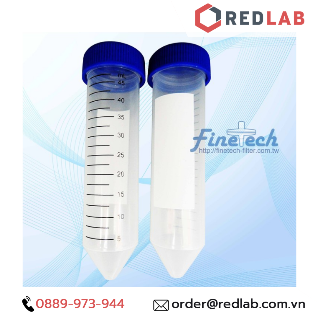 Ống ly tâm nhựa falcon 50ml Không tiệt trùng và Tiệt trùng hãng Finetech, giá tốt, có VAT