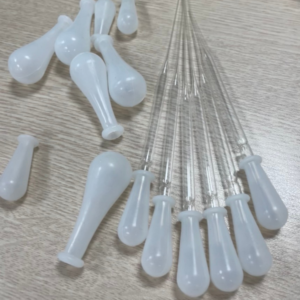 Quả bóp cao su 1 van, congtogut, silicon 1 2 3 5 10 ml, dùng cho pipet paster, pipet chia vạch, pipet bầu, có VAT