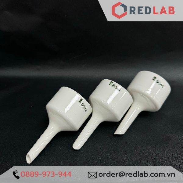 Phễu lọc sứ ONELAB Ø 60 80 100 120 150 200 250 300 mm Buchner dùng lọc mẫu thí nghiệm, có VAT