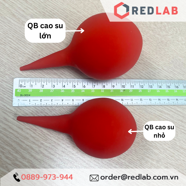 Quả bóp cao su 1 van, congtogut, silicon 1 2 3 5 10 ml, dùng cho pipet paster, pipet chia vạch, pipet bầu, có VAT