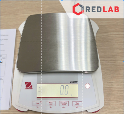 Cân kỹ thuật điện tử 1 số lẻ hiện số 6200g / 0.1g OHAUS SPX6201 chuẩn ngoại, màn hình LCD, có VAT