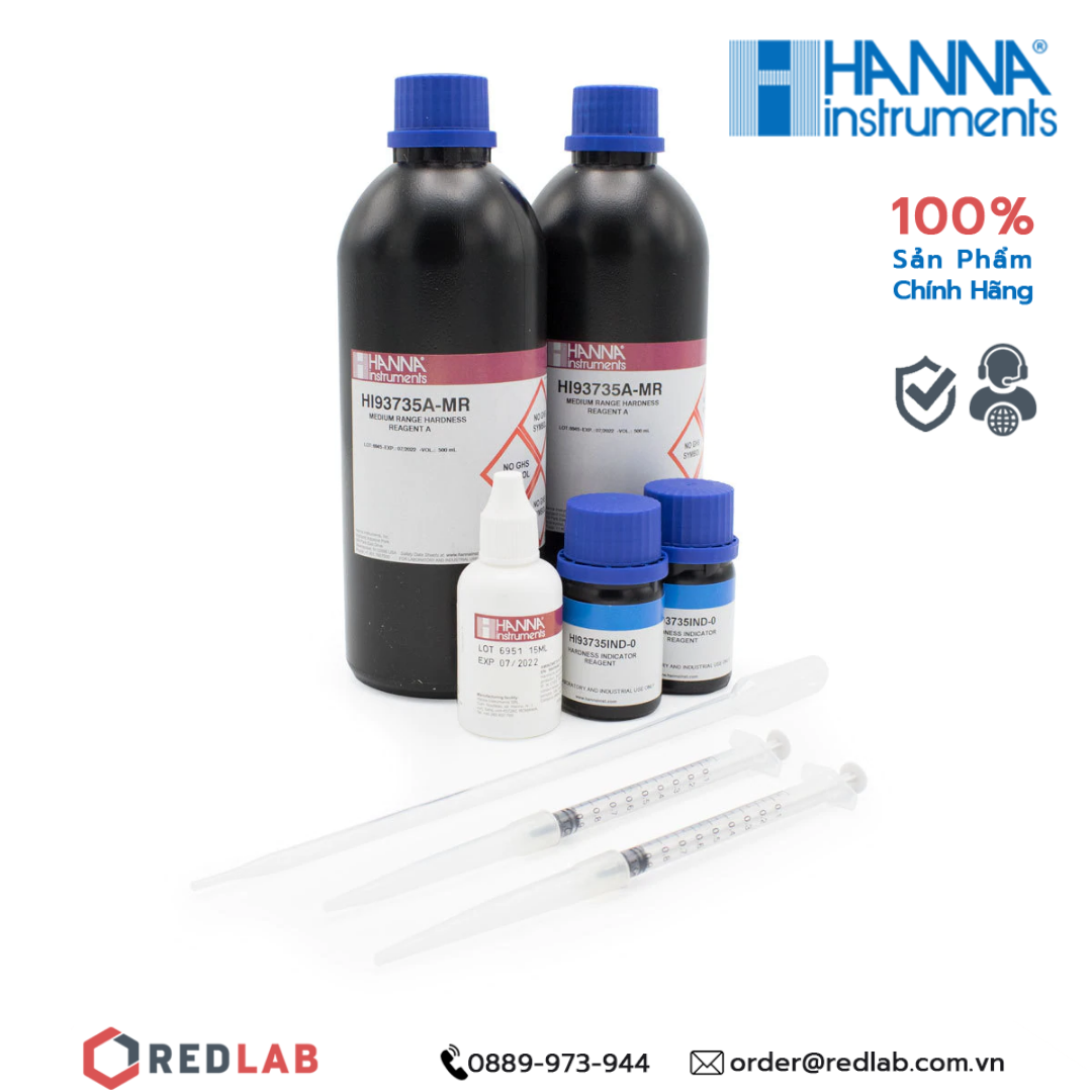 Dung dịch thử độ cứng tổng Thang Trung dùng cho máy đo Hanna HI93735-01, giá tốt, có VAT