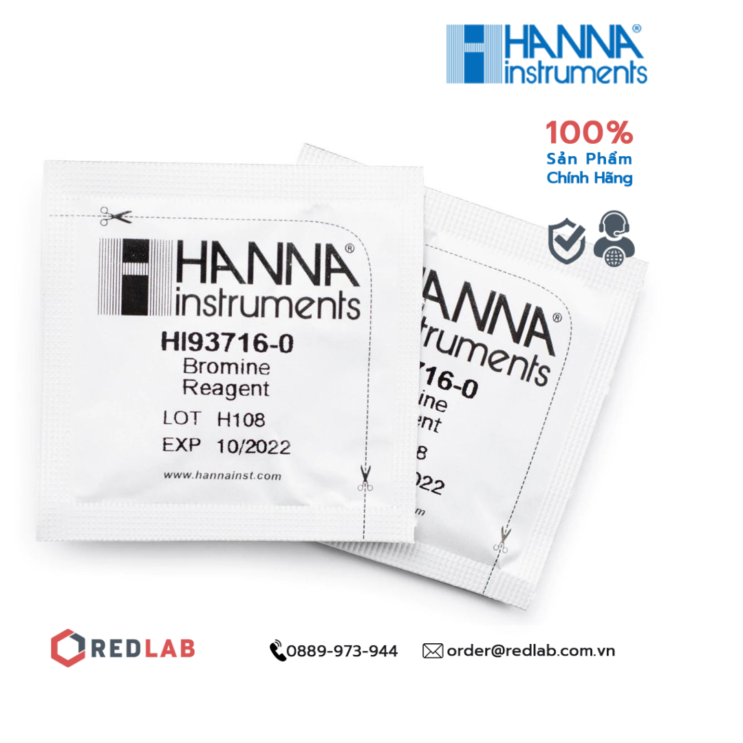 Thuốc thử Brom dùng cho máy đo Hanna HI93716-01, giá tốt, có VAT
