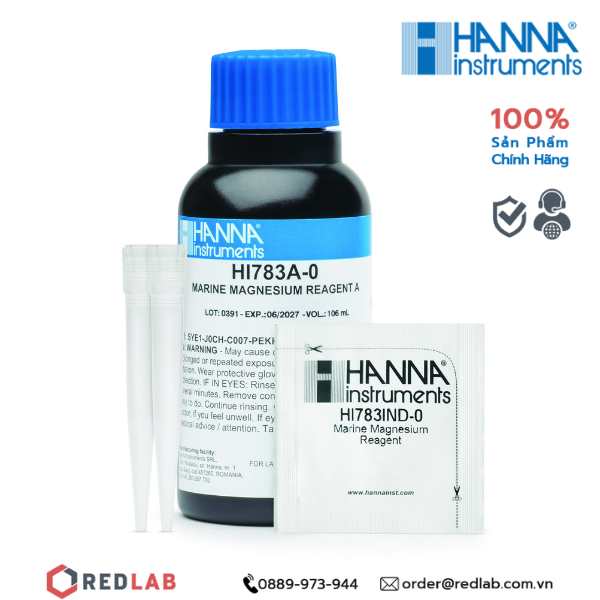 Thuốc thử Magie dùng cho máy đo checker HI783-25 Hanna – RedLAB Online-store