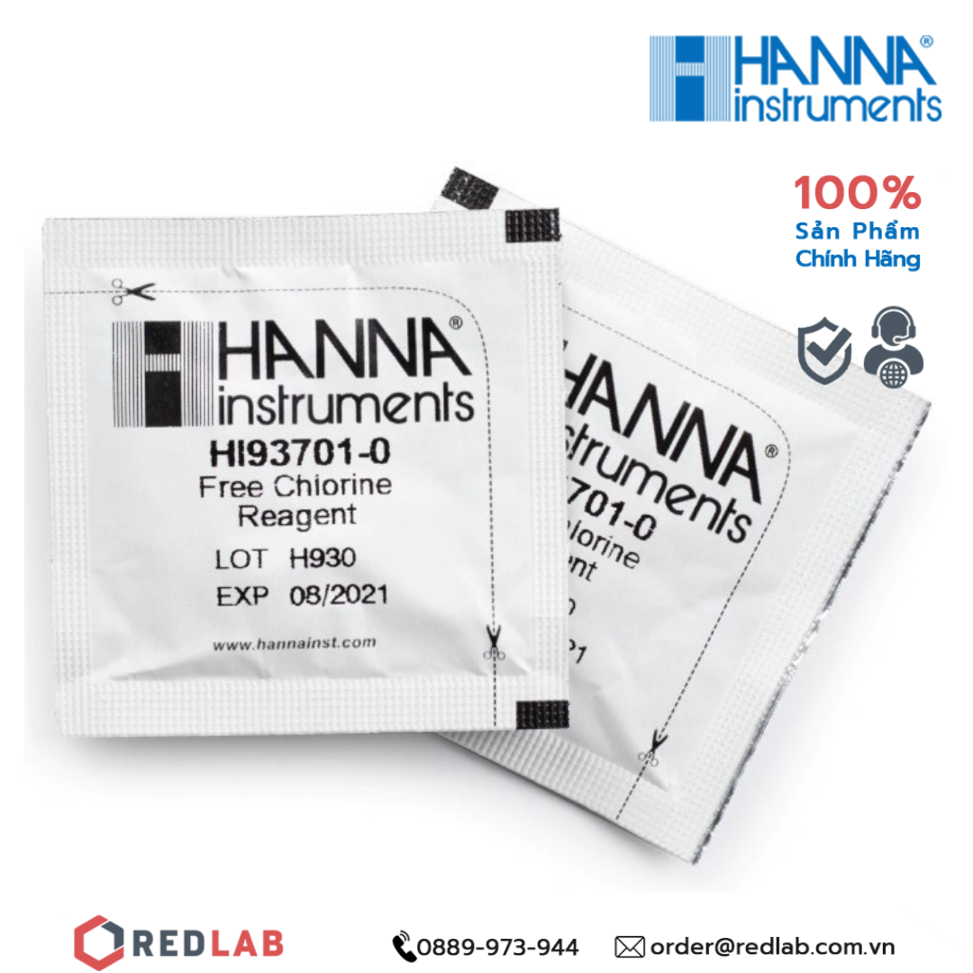  Thuốc test thử clo dư, dùng cho máy đo HANNA HI93701-01 