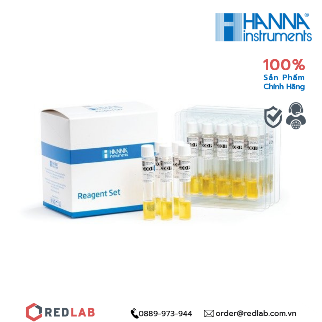 Dung dịch thử COD Thang Thấp dùng cho máy đo Hanna Theo Phương Pháp ISO HI93754F-25, giá tốt, có VAT