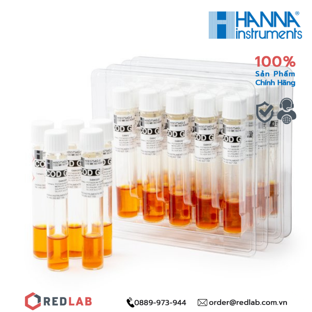 Dung dịch thử COD Thang Trung dùng cho máy đo Hanna Theo Phương Pháp ISO HI93754G-25,m giá tốt, có VAT
