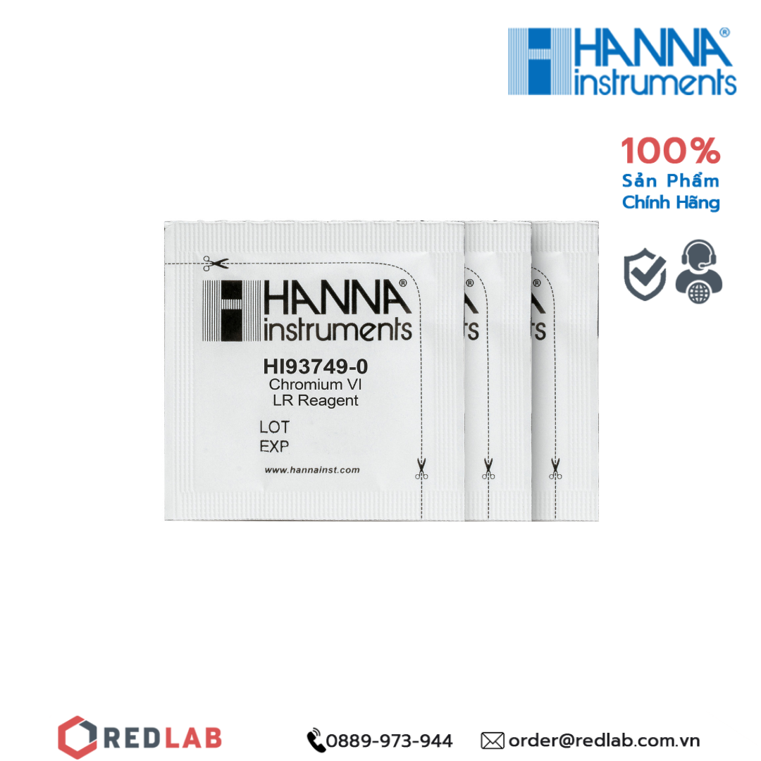 Gói thử Crôm VI thang thấp do cho máy đo Hanna HI93749-01, giá tốt, có VAT