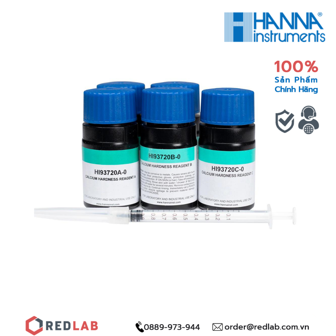  Thuốc thử độ cứng Canxi dùng với máy đo Hanna HI93720-01 