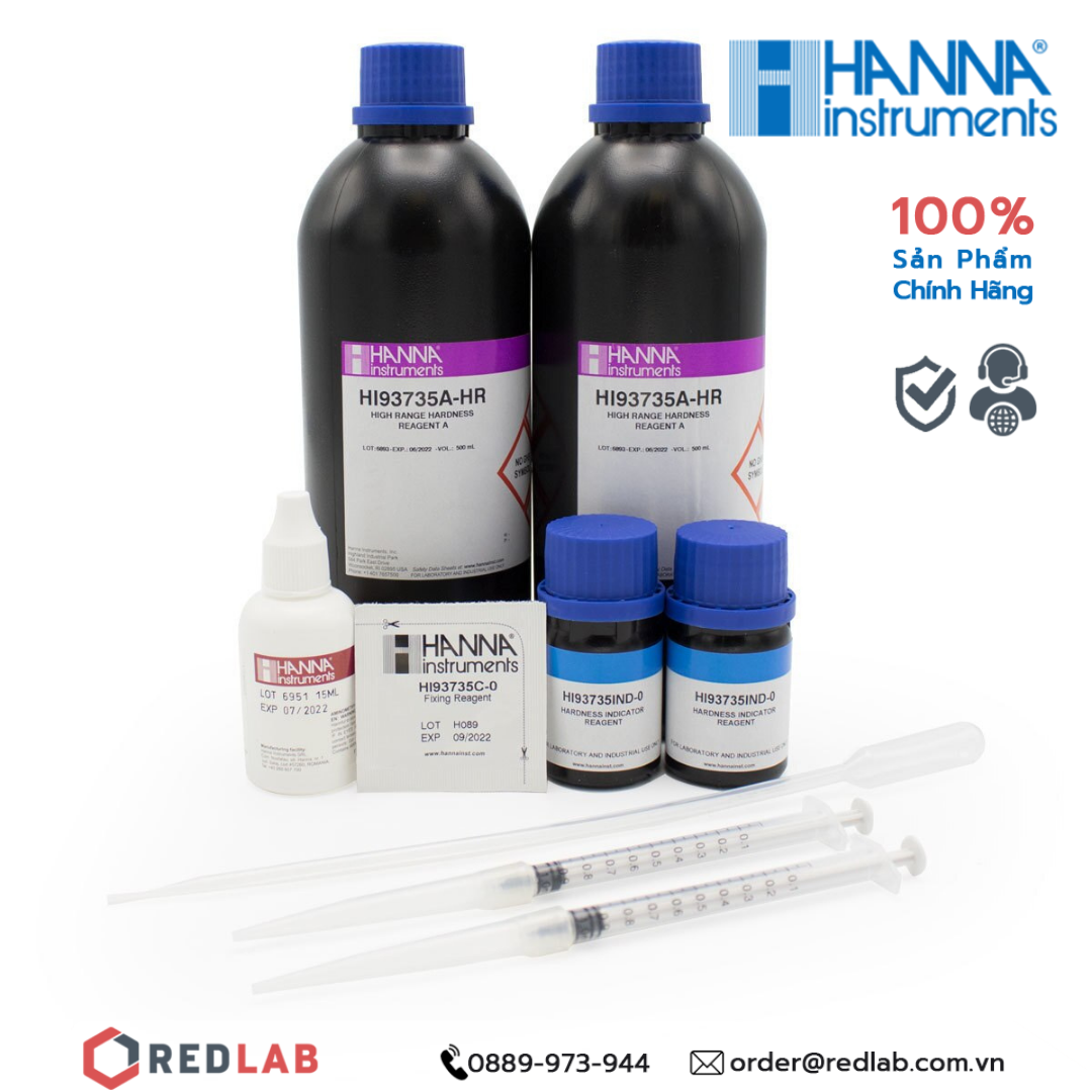 Dung dịch thử độ cứng tổng Thang Cao Hanna HI93735-02, giá tốt, có VAT