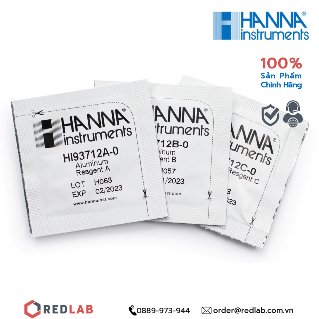 Gói thử Nhôm dùng cho máy đo Hanna HI93712-01, giá tốt, có VAT