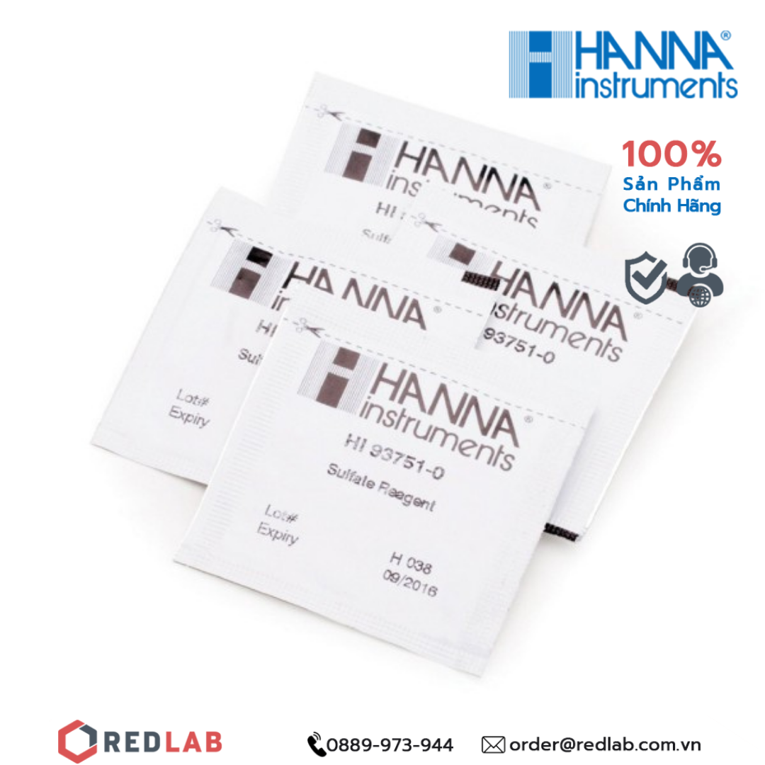 Gói thử Sulphate dùng cho máy đo Hanna HI93751-01, giá tốt, có VAT