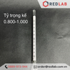 Tỷ trọng kế 0.800-1.000 0.002 g/ml Tp 20°C hãng Alla, Hydrometer code 3020FG080/20-QP, có VAT