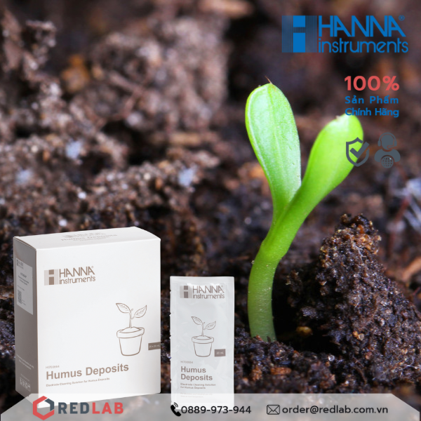 Dung dịch rửa điện cực trong đất mùn – cho bút đo pH Hanna HI700664P, giá tốt, có VAT
