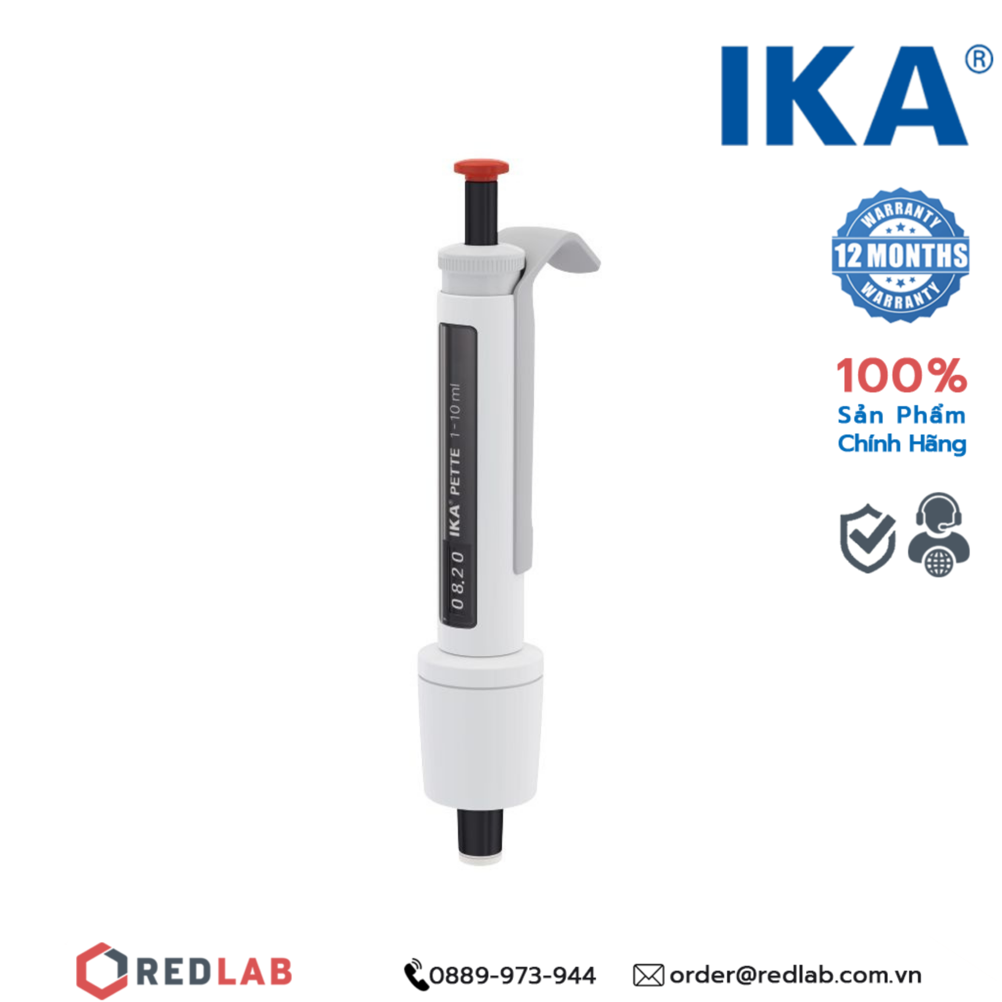 Micropipet đơn kênh Pette Vario (Thay đổi thể tích) 1 – 10 ml, giá tốt, có VAT