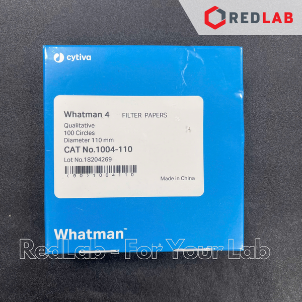 Giấy lọc định tính số 4 WHATMAN nhanh 20-25um, Ø 42.5 47 55 70 90 110 125 150 185 mm (hộp 100 tờ) có VAT