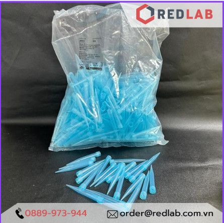 [Gói 500 cái] Microtips (đầu típ - côn) FL Medical - Ý xanh 1000ul (28053) thông dụng universal, có VAT