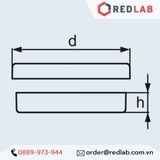 Đĩa petri thuỷ tinh DINLAB Ø 60 80 90 100 120 150 200 mm, gồm đĩa và nắp, thí nghiệm vi sinh, có VAT