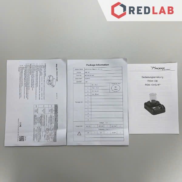 Máy khuấy từ không gia nhiệt RSM-10B hãng Phoenix Instrument, 3 lít H2O, Ø 135mm, màn hình LED, có VAT