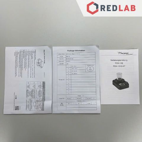 Máy khuấy từ không gia nhiệt RSM-10B hãng Phoenix Instrument, 3 lít H2O, Ø 135mm, màn hình LED, có VAT