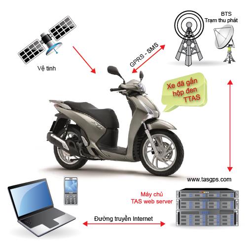 Hai tên trộm xe máy sa lưới vì định vị GPS