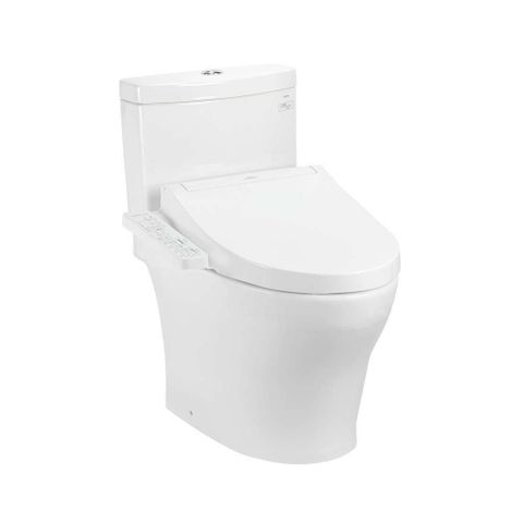  Bàn cầu hai khối CS986CGW17#XW, kèm nắp rửa điện tử WASHLET (loại giấu dây) dòng C2 - TCF23460AAA (220V) 