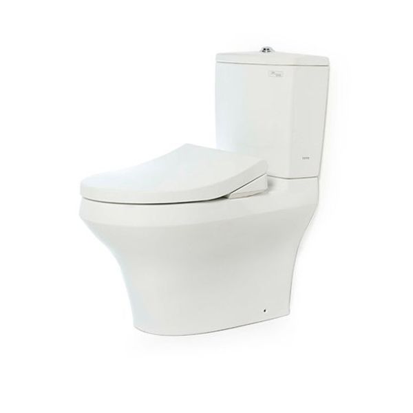  Bàn cầu hai khối CS945PDE4, nắp đóng êm kèm vòi rửa nước lạnh TCW1211A 