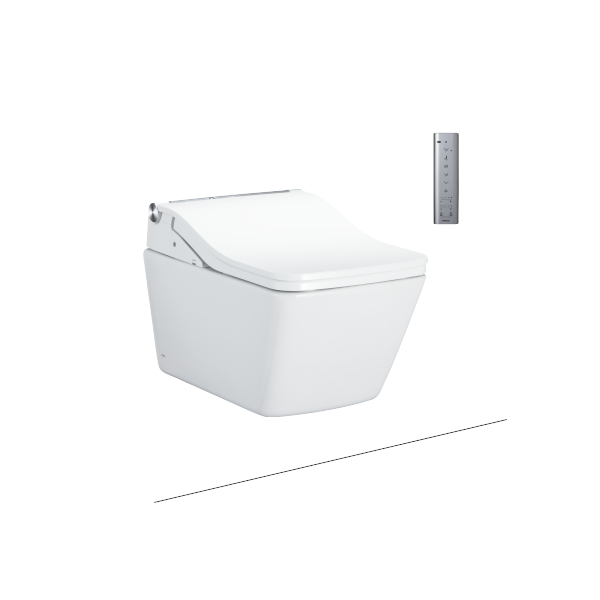  Bàn cầu treo tường dáng vuông, loại giấu dây - đi kèm nắp rửa điện tử WASHLET dòng SW - TCF804C2Z
WH172AAT: Két nước dành cho bàn cầu treo tường giấu dây, có chức năng tự động xả
Men sứ chống dính CeFiONtect
Xả xoáy Tornado tiết kiệm nước 