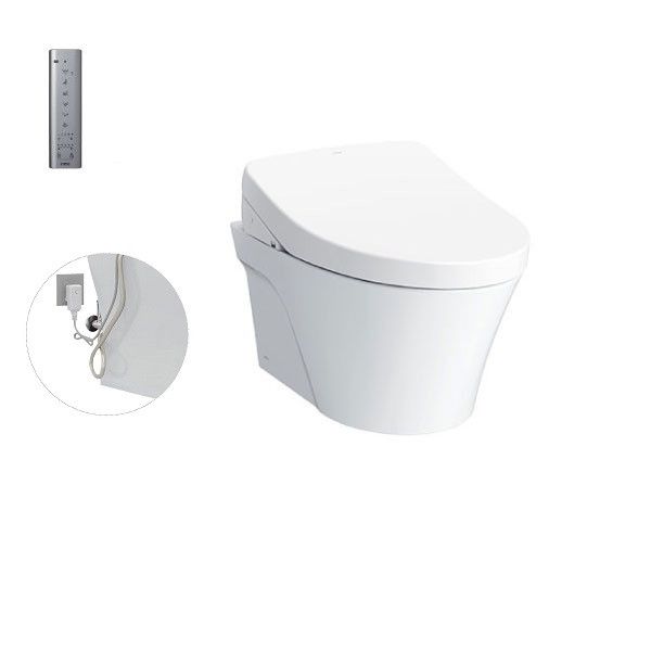  Bàn cầu treo tường Avante thế hệ mới, kèm nắp rửa điện tử WASHLET dòng S7 - TCF4911Z 