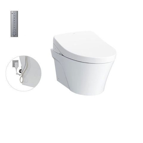  Bàn cầu treo tường Avante thế hệ mới, kèm nắp rửa điện tử WASHLET dòng S7 - CW822RA#W/WH172A/TCF4911Z#NW1/MB170P#SS 