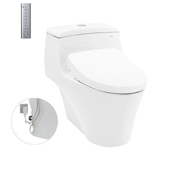  Bàn cầu một khối, kèm nắp rửa điện tử WASHLET dòng S7 - TCF4911Z (220V) CW823RAW11 