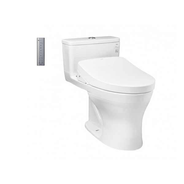  Bàn cầu một khối, kèm nắp rửa điện tử WASHLET (loại giấu dây) dòng S7 - TCF4911EZ (220V) MS855CDW12 