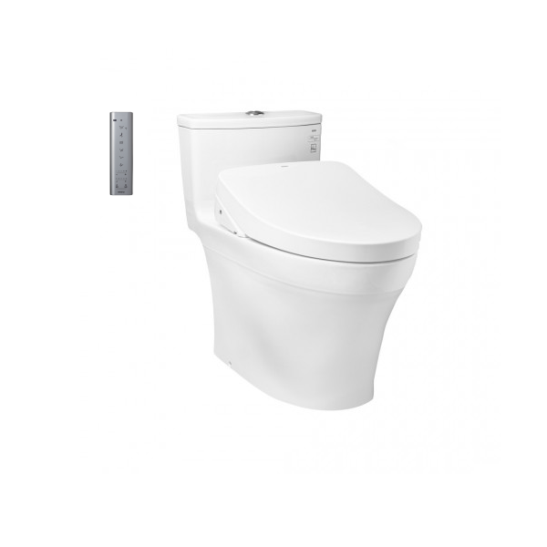  Bàn cầu một khối, kèm nắp rửa điện tử WASHLET (loại giấu dây) dòng S7 - TCF4911EZ (220V) MS885CDW12 