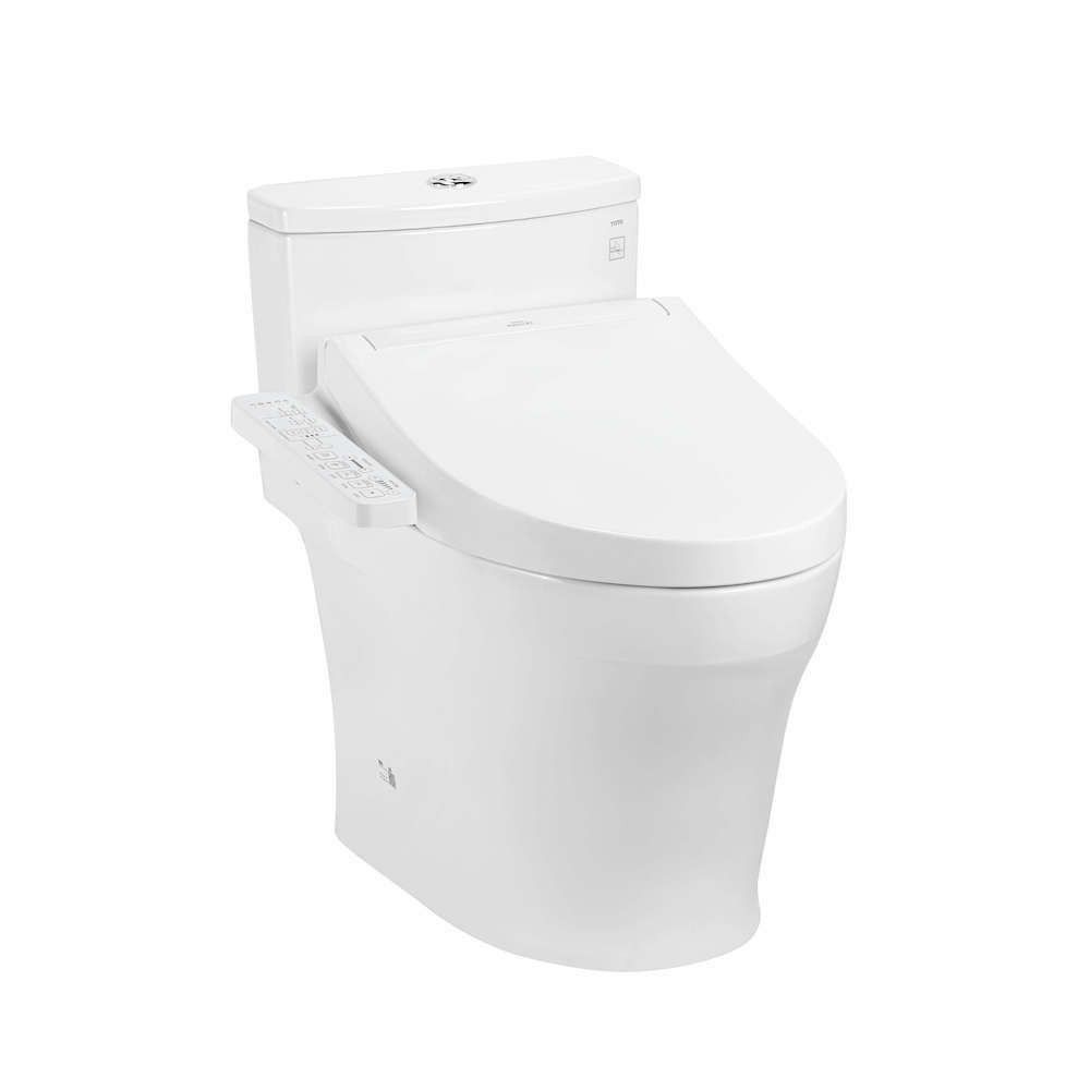  Bàn cầu một khối, kèm nắp rửa điện tử WASHLET (loại giấu dây) dòng C2 - TCF23460AAA (220V) MS885CDW17 