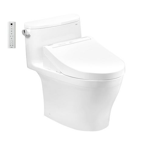  Bàn cầu một khối MS887CRW15, kèm nắp rửa điện tử WASHLET (loại giấu dây) dòng C5 - TCF24460AAA (220V) 