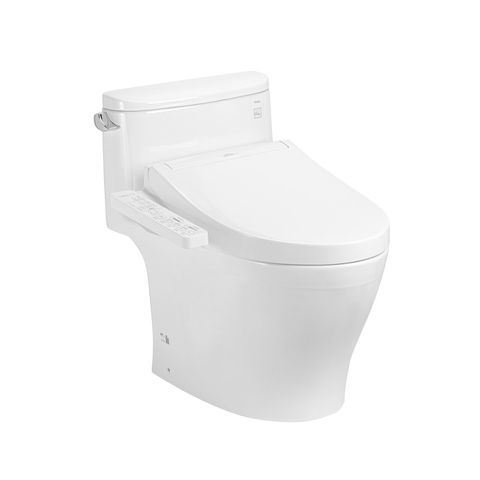  Bàn cầu một khối MS887RW16, kèm nắp rửa điện tử WASHLET dòng C2 - TCF23410AAA (220V) 
