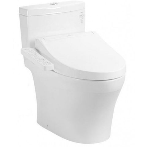  Bàn cầu một khối MS889CDRW17, kèm nắp rửa điện tử WASHLET (loại giấu dây) dòng C2 - TCF23460AAA (220V) 