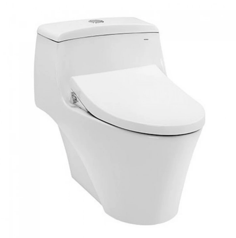  Bàn cầu một khối MS823DRE4#XW, kèm nắp rửa cơ Ecowasher TCW1211A 