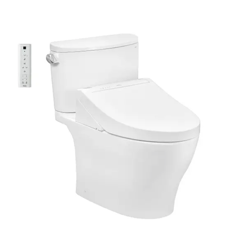  Bàn cầu hai khối kèm nắp rửa điện tử WASHLET dòng C5 CS767CRW15 