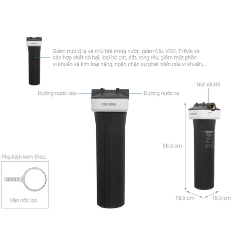  Bộ Lọc Nước Thô Stiebel Eltton House ACB-2 (VN) Đầu Nguồn Khử Clo 
