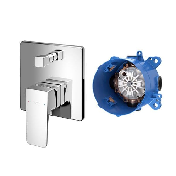  Van gật gù điều chỉnh nóng lạnh GE kèm nút chuyển hướng và phụ kiện âm tường TBG07304V/TBN01001B 