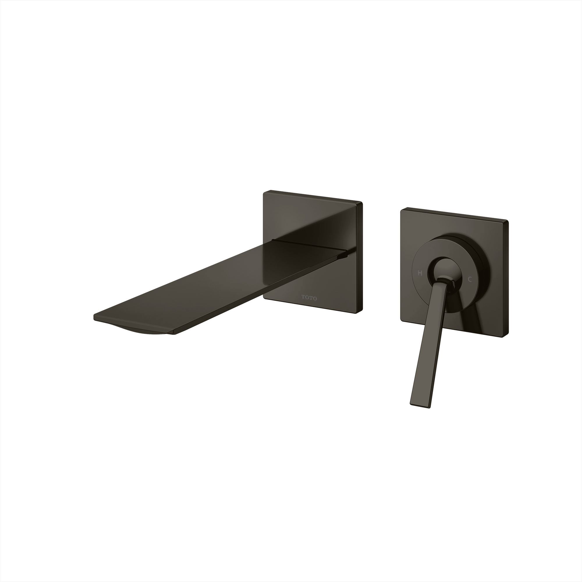  Vòi Lavabo Nóng Lạnh Gắn Tường Matte Black TLP02309BA#MBL 